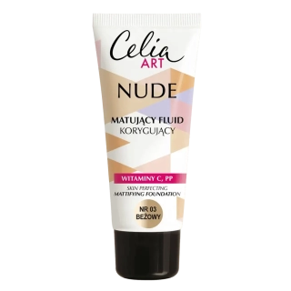 Matující korekční fluid odstín 03 beige